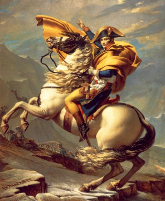 Napoleon na koniu, Jacques-Louis David